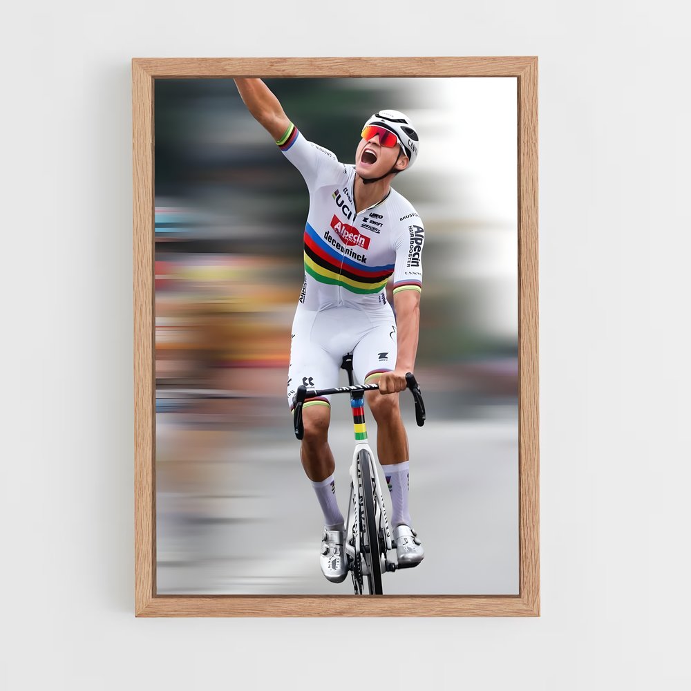 Poster La Victoire de Mathieu – affiche Cyclisme (vue 4)